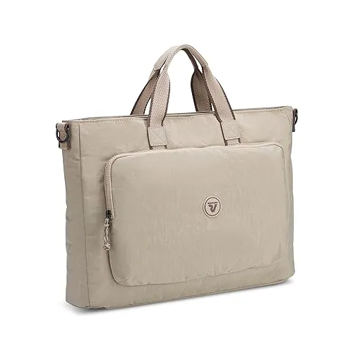 Roncato Rolling borsa ufficio trolley naturale 3 comparti
