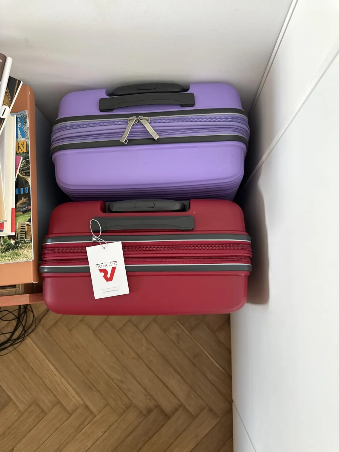 Roncato R-Lite Trolley Grande 75 cm Valigia Blu Cobalto Espandibile