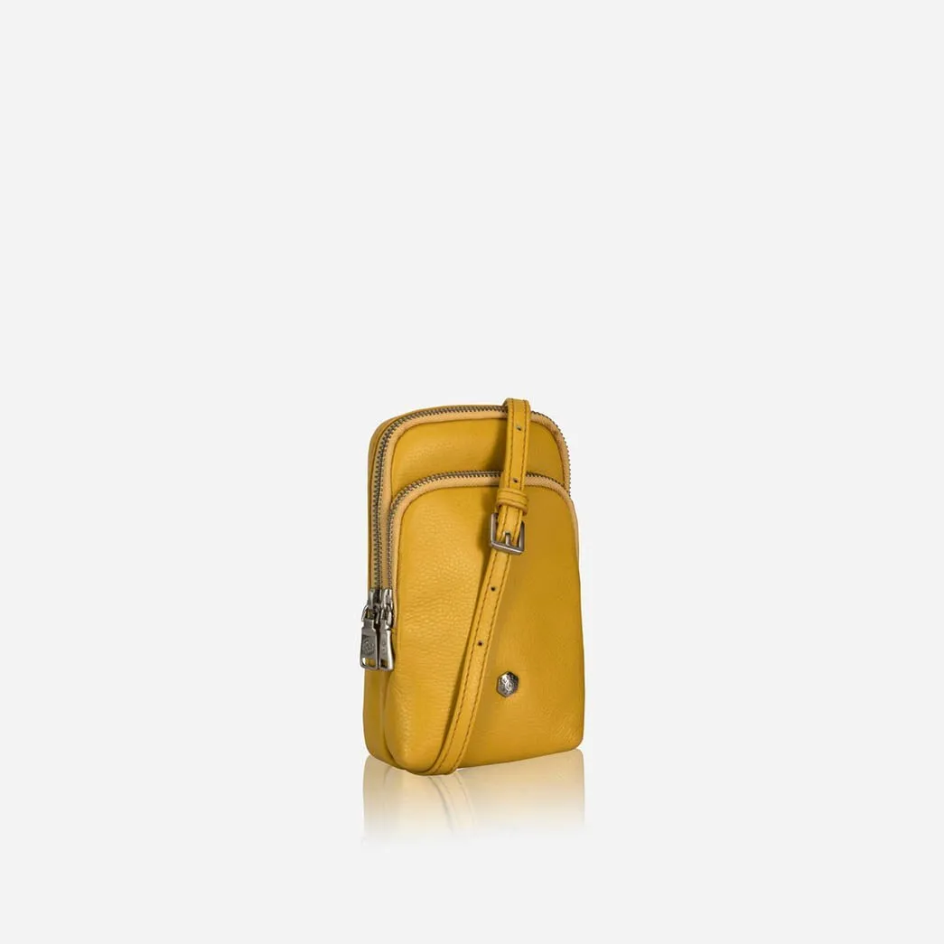 Jekyll & Hide Osaka borsa tracolla sling gialla pelle