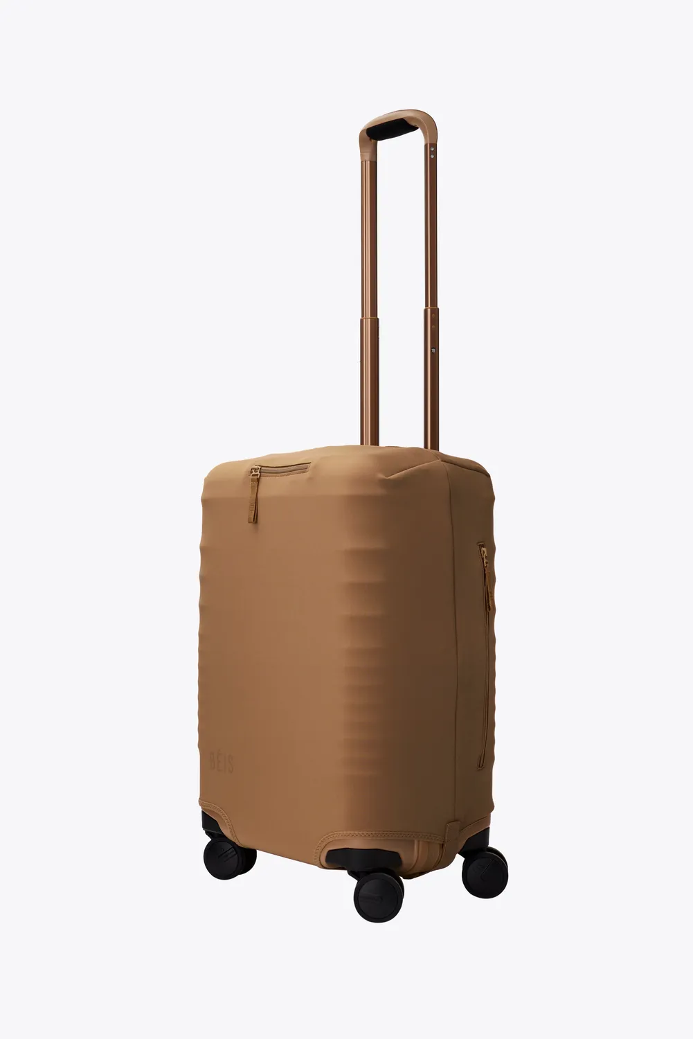 Beis Carry-On cover valigia camel