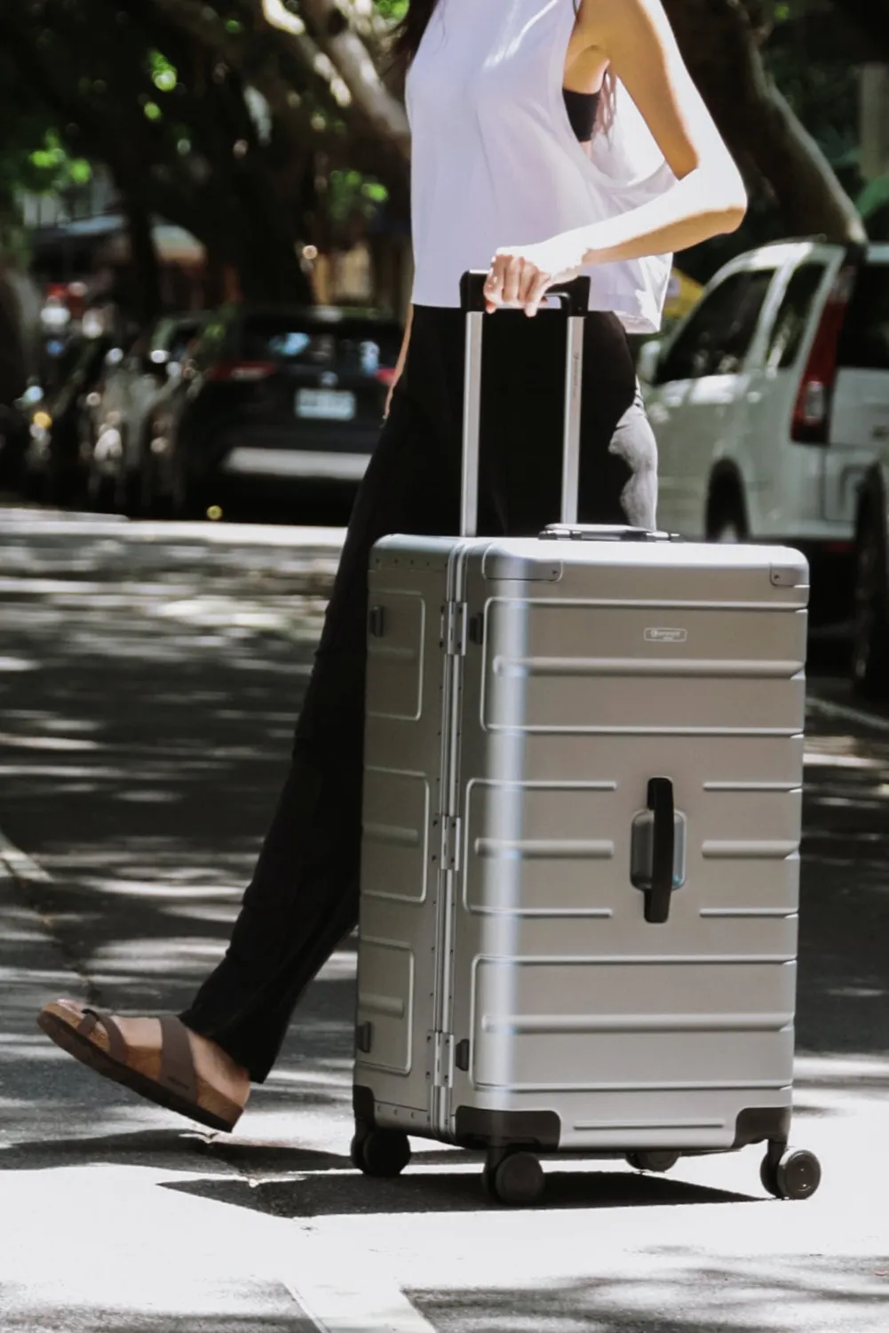 Eminent Athens Trunk valigia alluminio con TSA