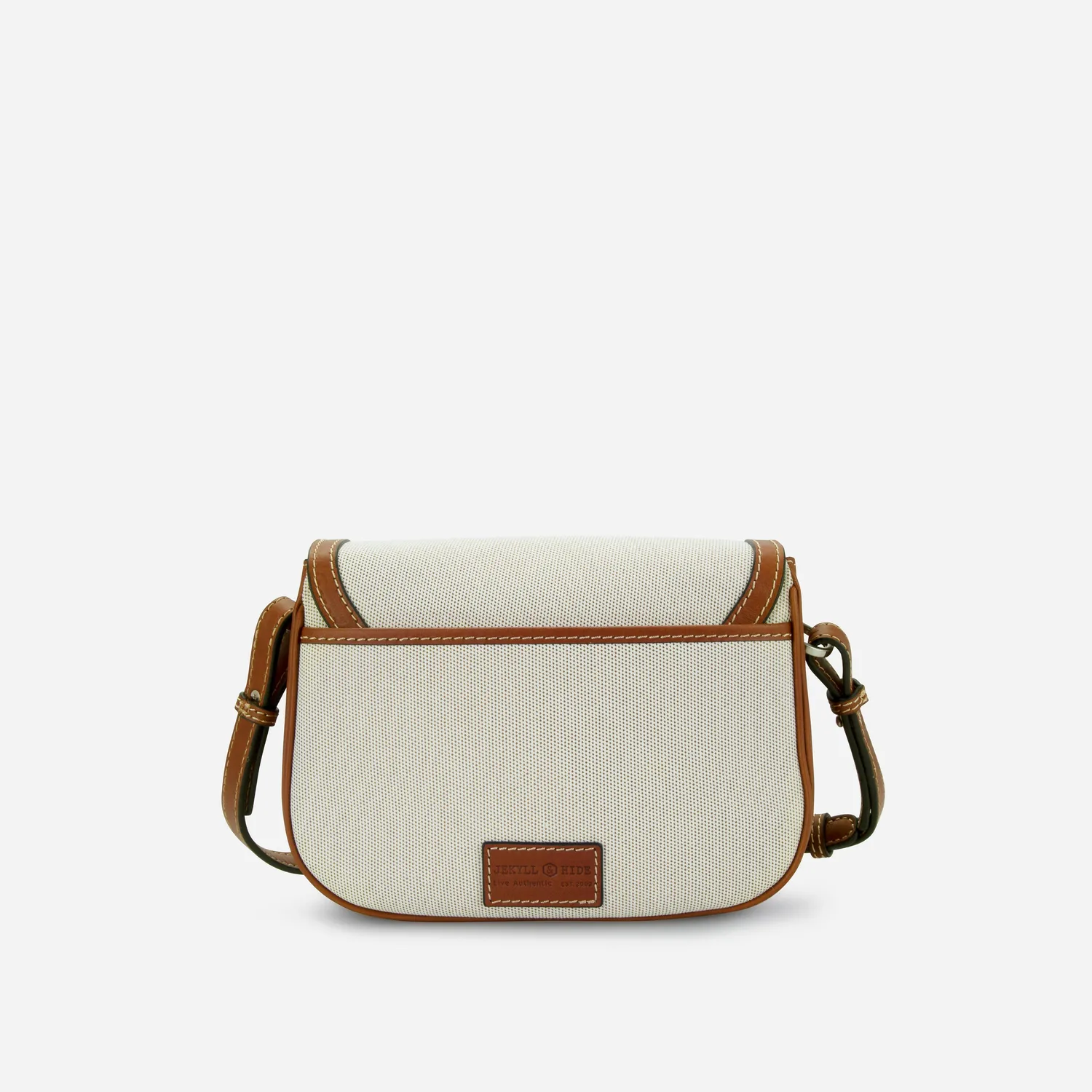 Jekyll & Hide Montana Saddle borsa tracolla tela tabacco