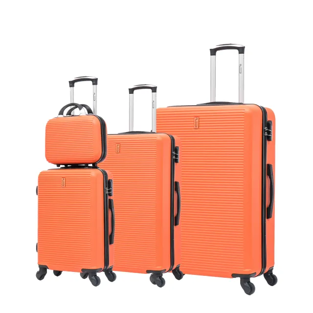 CELIMS Weekend set valigie rigide 4 pezzi arancione ABS