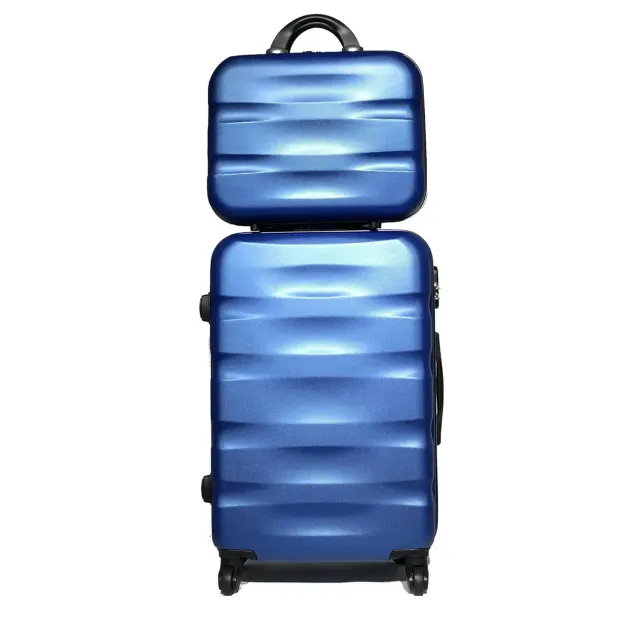 CELIMS AeroWave L valigia 65 cm blu + beauty case ABS