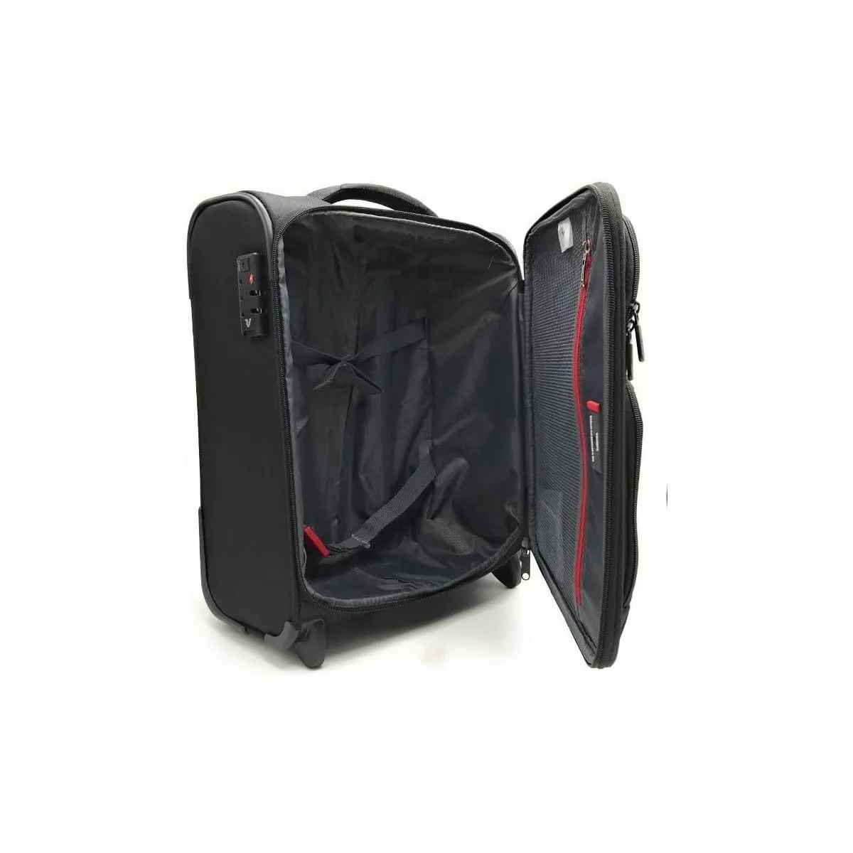 Roncato trolley cabina tessuto 45x36x20 easyJet nero TSA