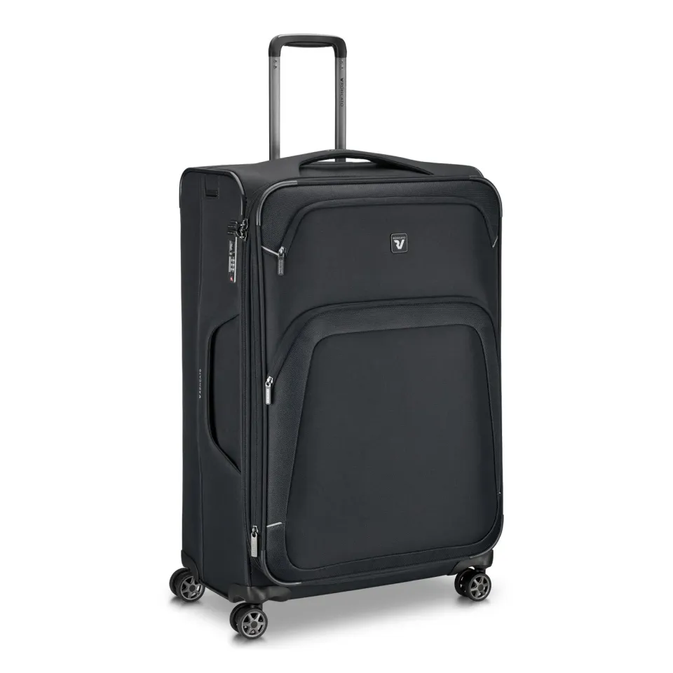 Roncato Gateway Trolley 78 cm Morbido Nero Espandibile