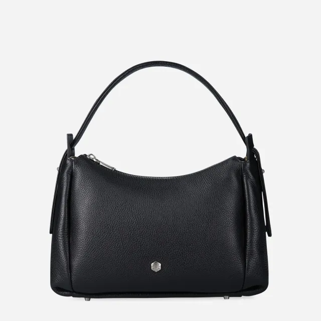 Jekyll & Hide Madrid Sling borsa nera pelle pieno fiore