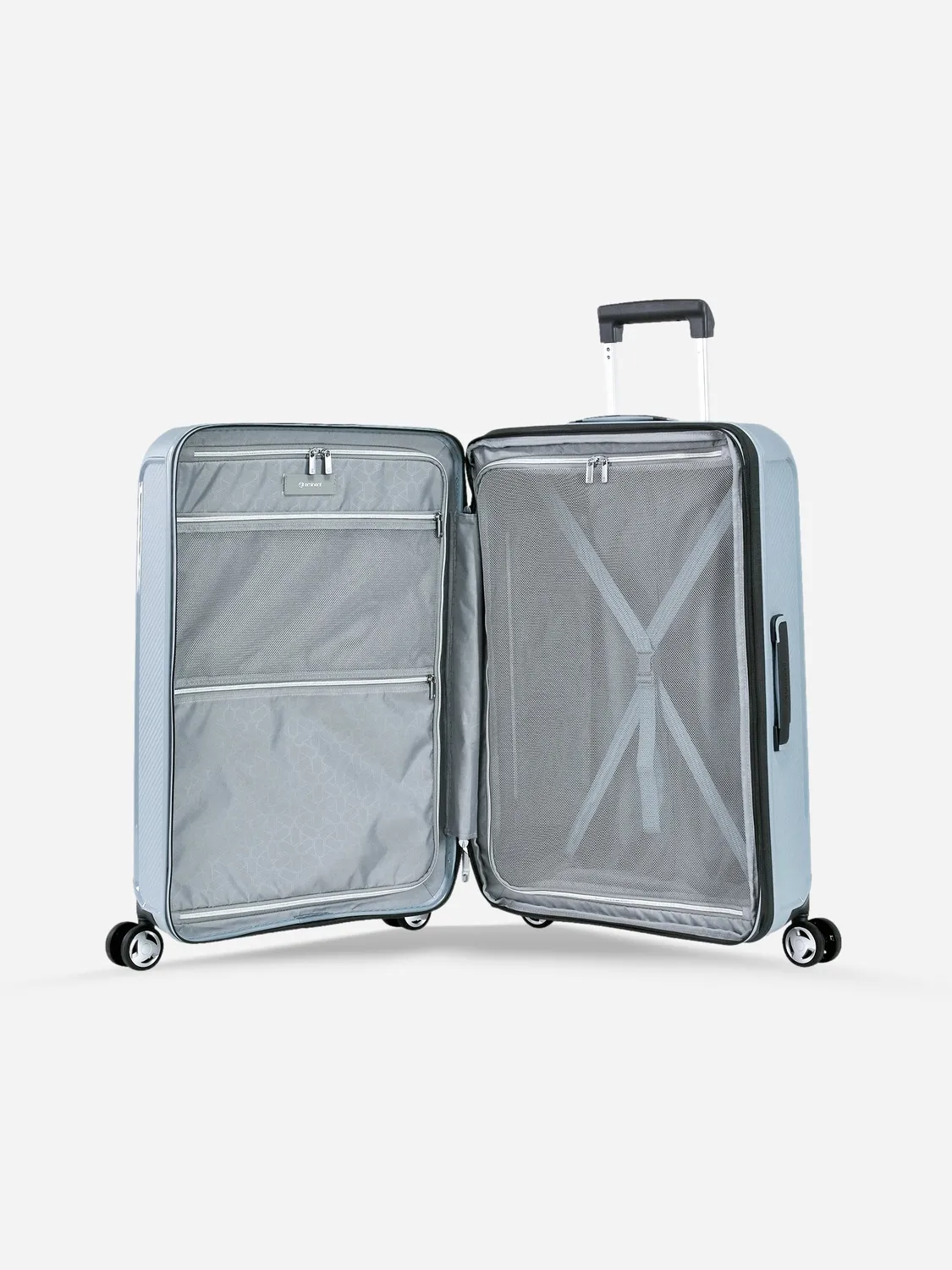 Eminent Aegis Medio Espandibile trolley azzurro rigido