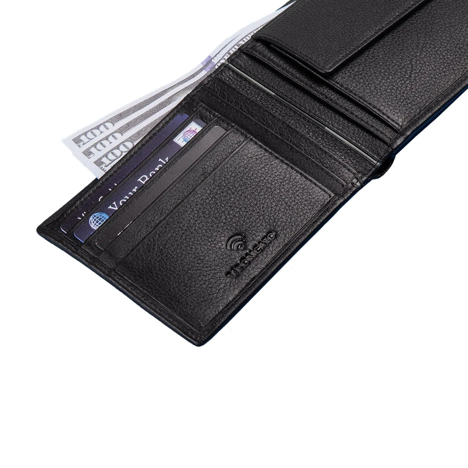 Roncato PE-Boston portafoglio uomo nero RFID 13x9,5 cm
