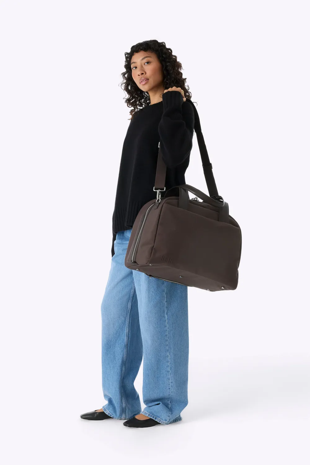 Beis The Duffle borsone viaggio Espresso tasca laptop