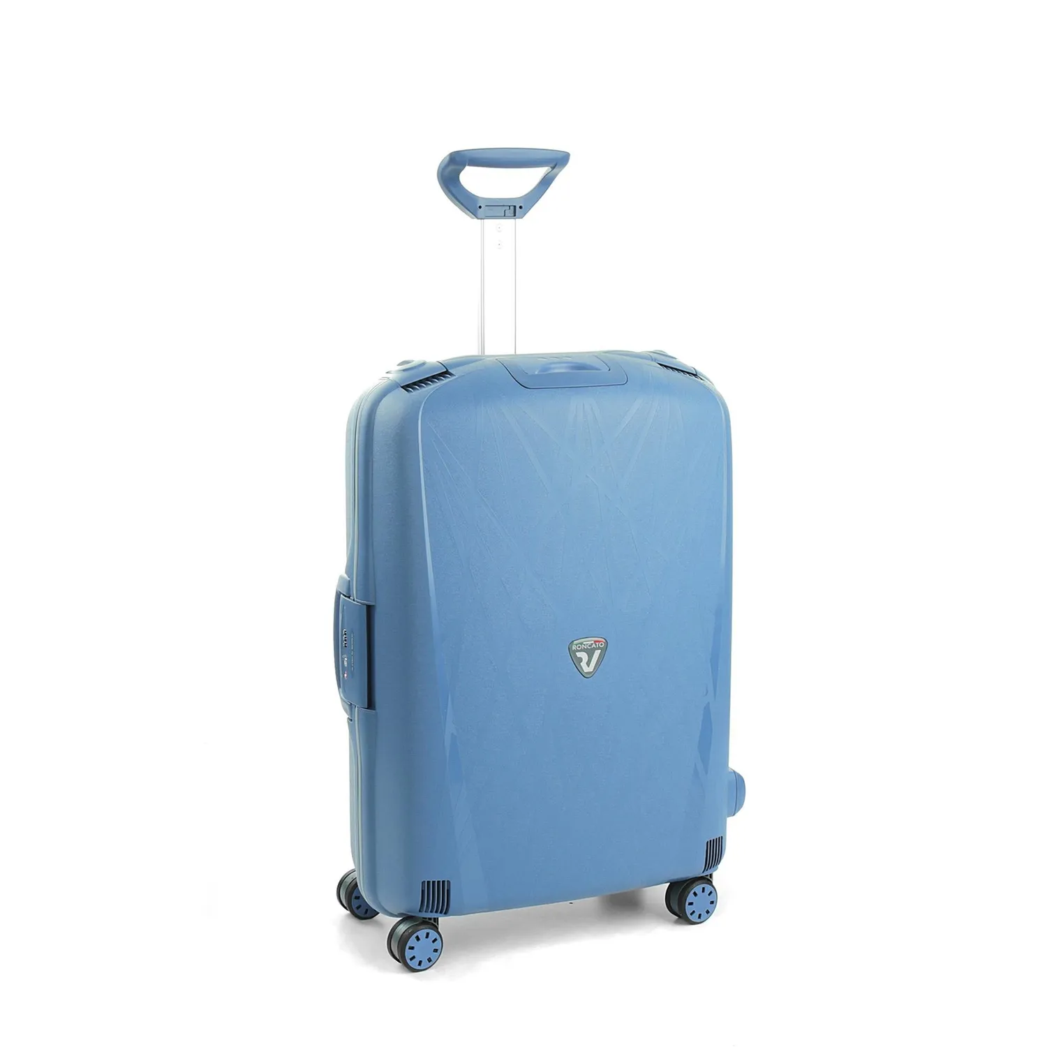 Roncato Light valigia rigida media blu avio 4 ruote