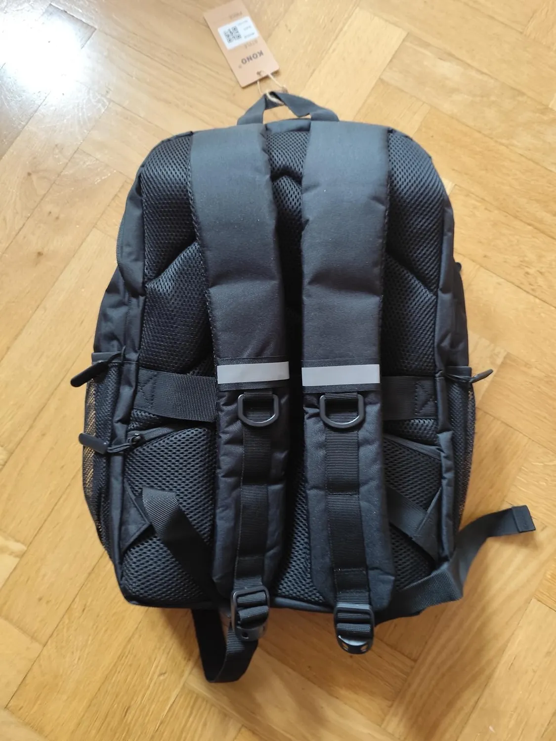 Kono Zaino Porta PC 15,6 Pollici Nero antifurto USB