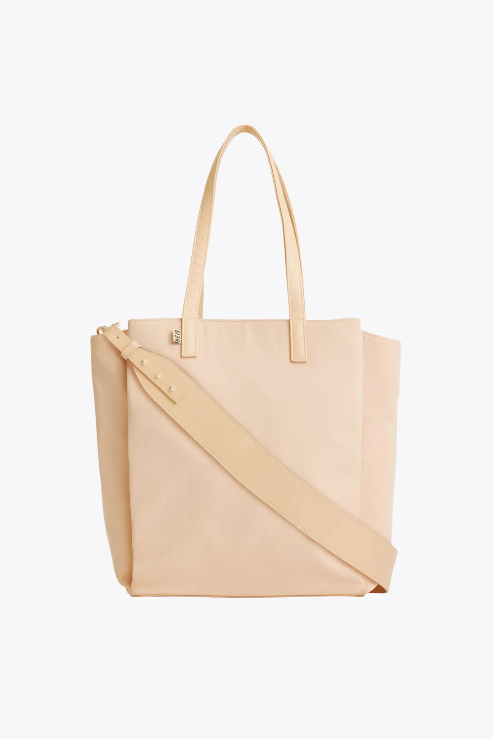 Beis Commuter Tote borsa beige nylon