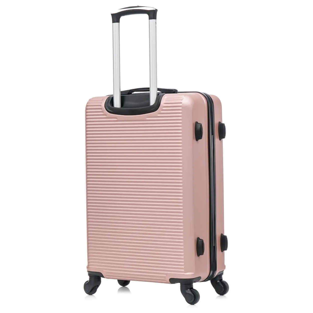 CELIMS XL 75 cm valigia da stiva oro rosa rigida ABS