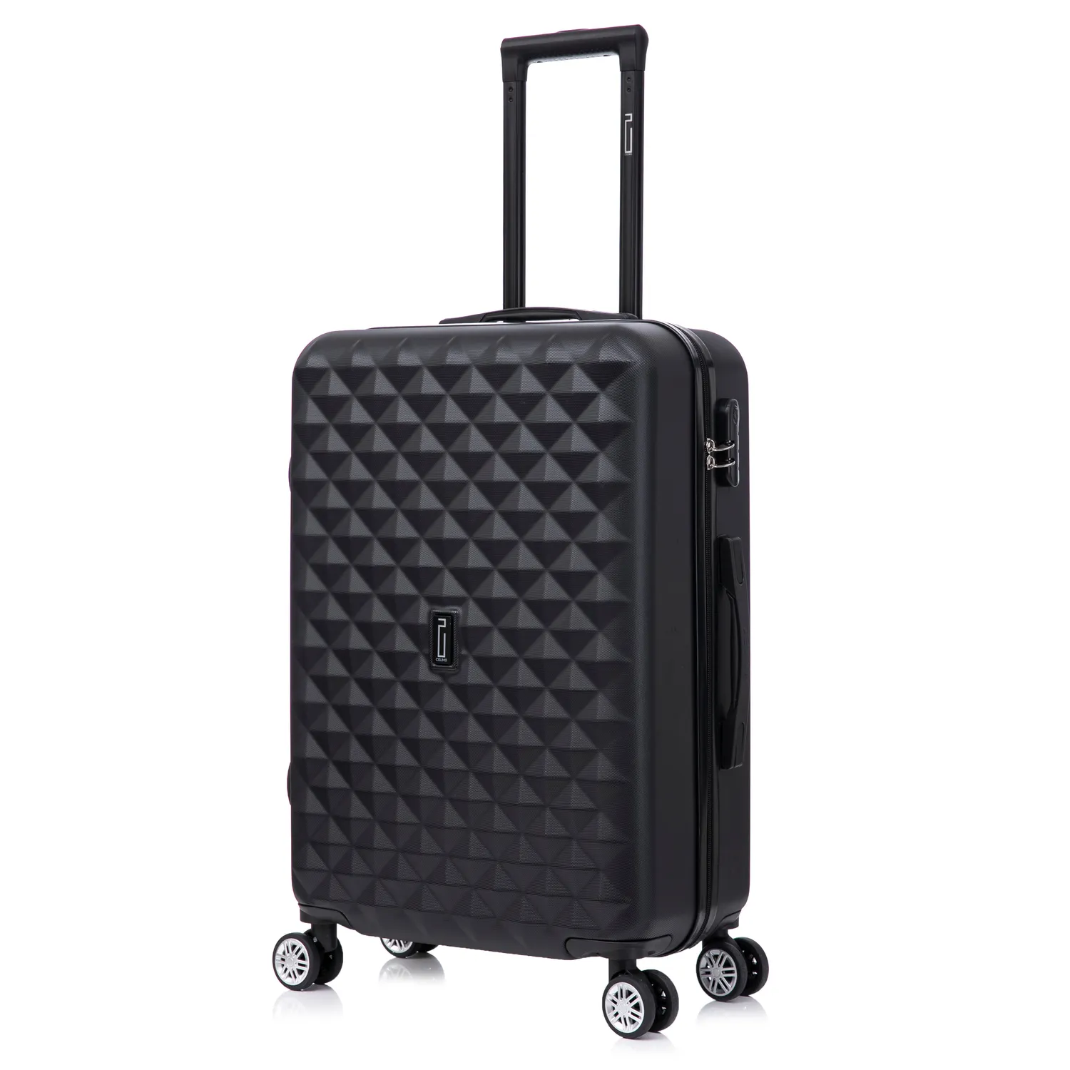 CELIMS Urban Valigia Stiva 65 cm Nera ABS 65x40x25 cm