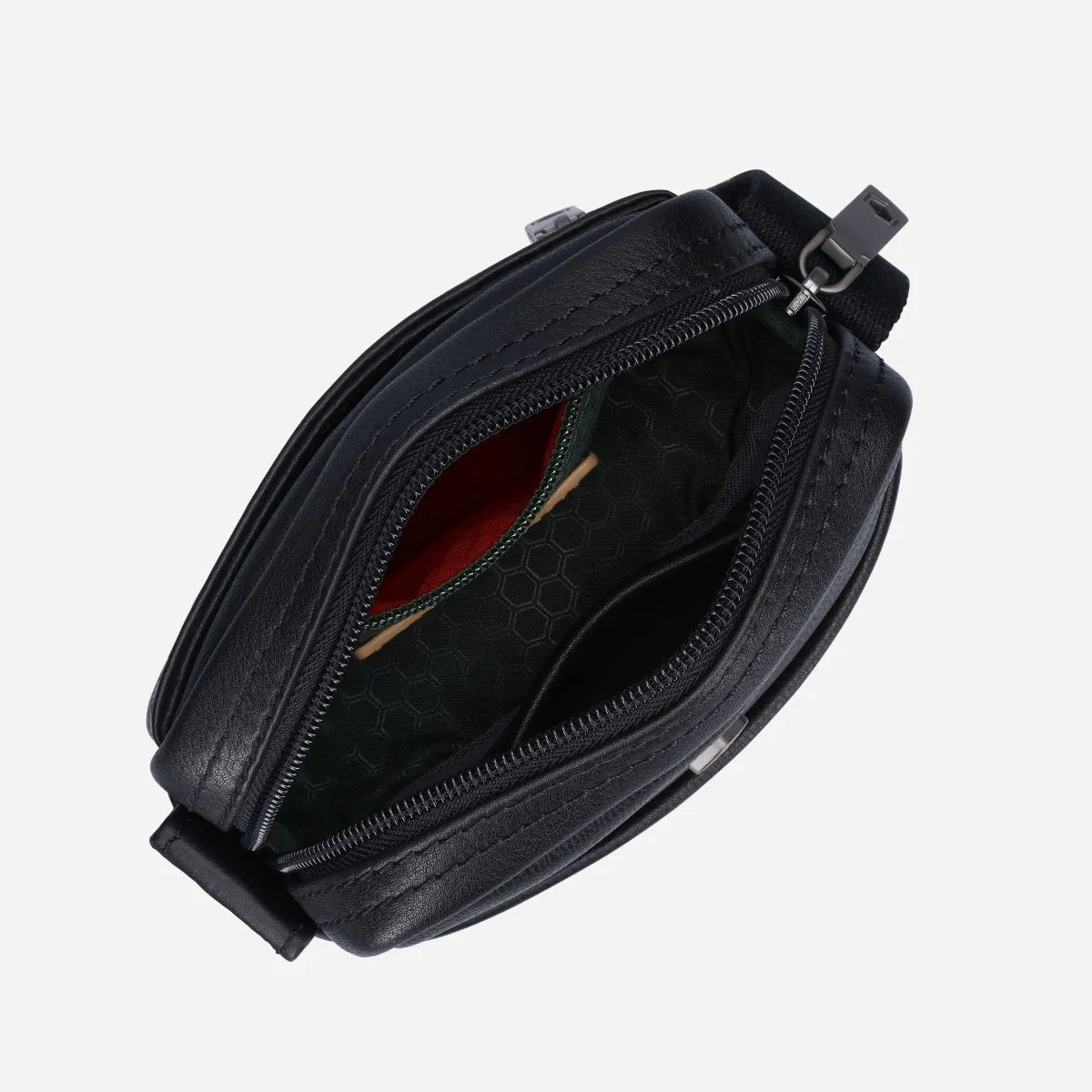 Jekyll & Hide Soho tracolla pelle Mocha organizer