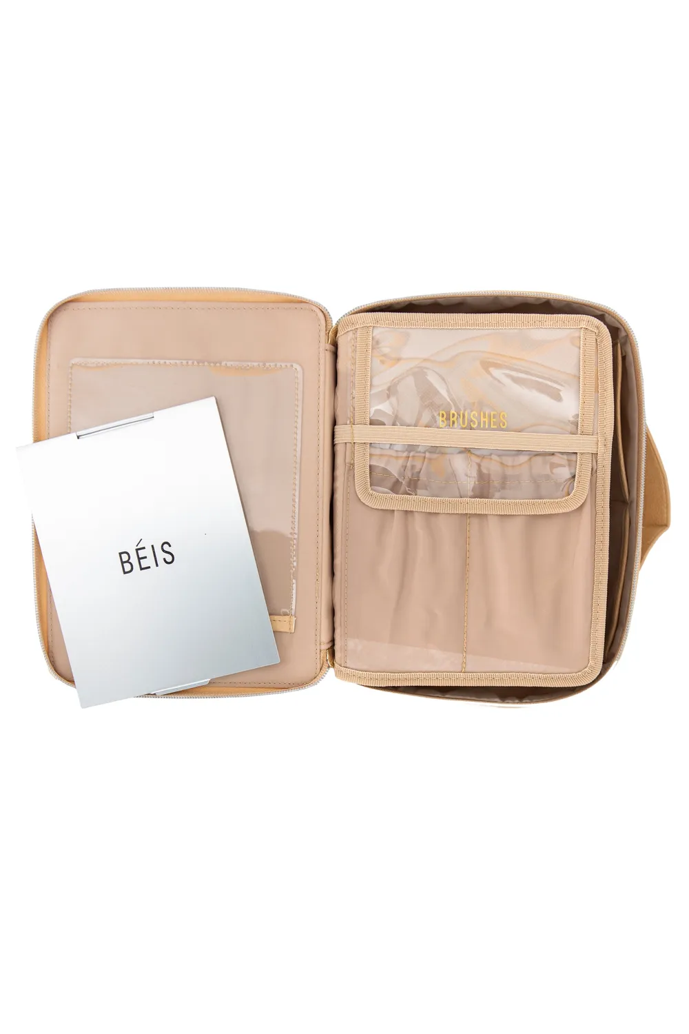 Beis The Cosmetic Case beauty case beige impermeabile