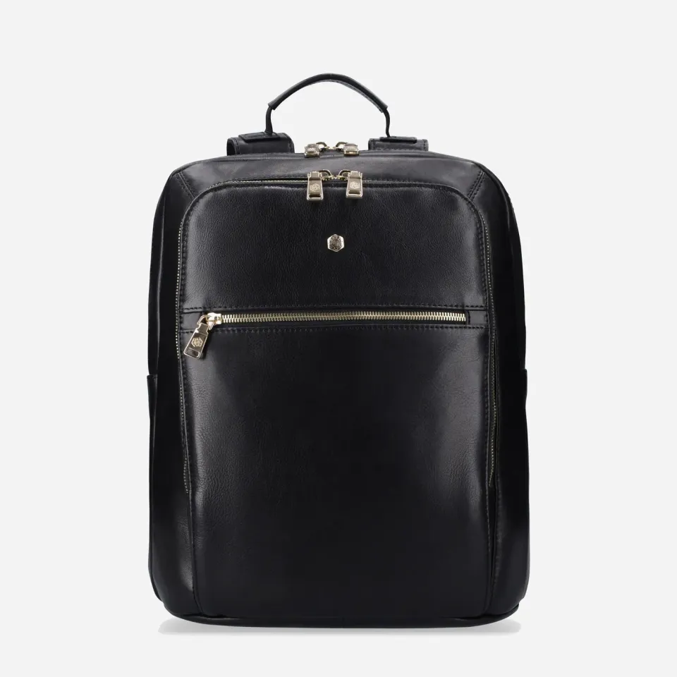 Jekyll & Hide Madrid Paris zaino pelle 13" nero donna