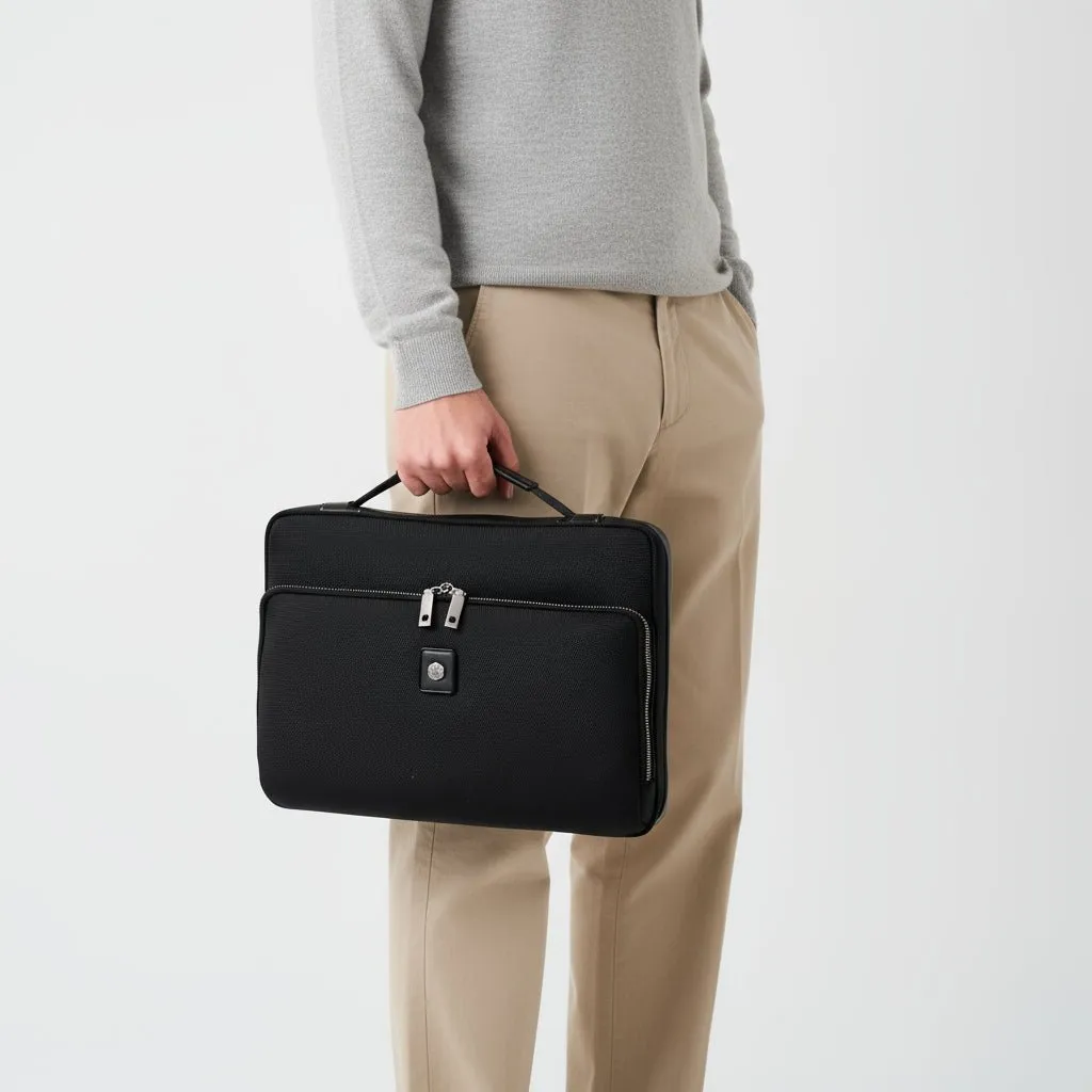 Jekyll & Hide Montana Tokyo Laptop Briefcase cartella nero nylon