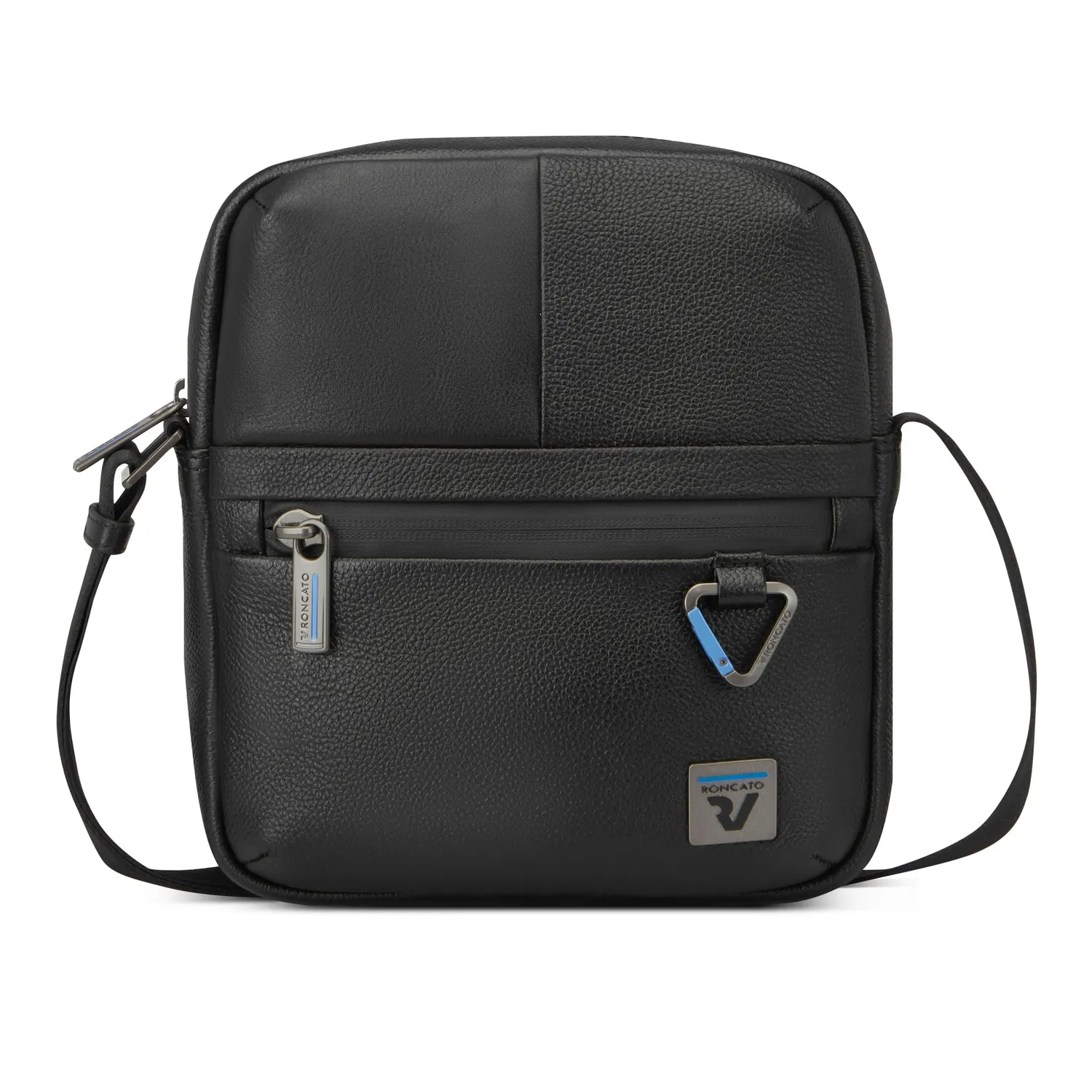 Roncato Trial DLX Borsello Uomo Blu Navy Pelle