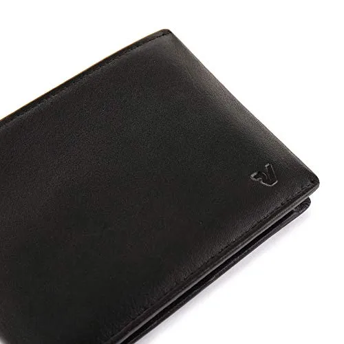 Roncato Pascal portafoglio uomo Nero pelle RFID
