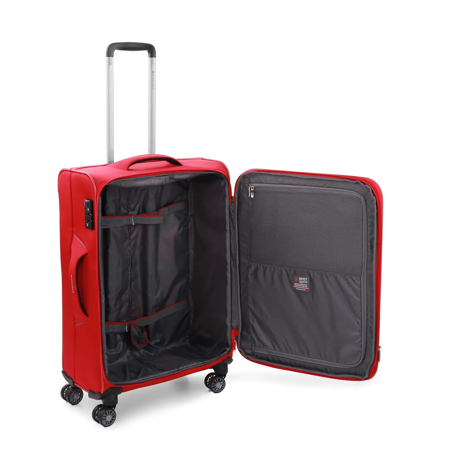 Roncato Crosslite trolley medio 65 cm rosso espandibile
