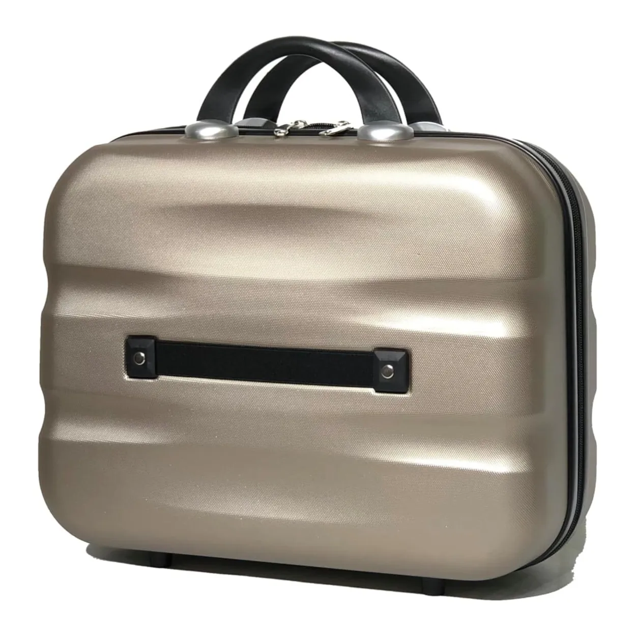 CELIMS AeroWave Valigia Stiva XL Champagne con beauty