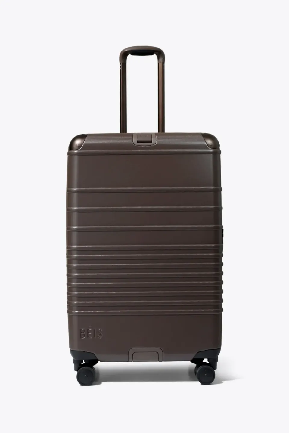 Beis Hybrid Check-In Roller valigia espresso stiva