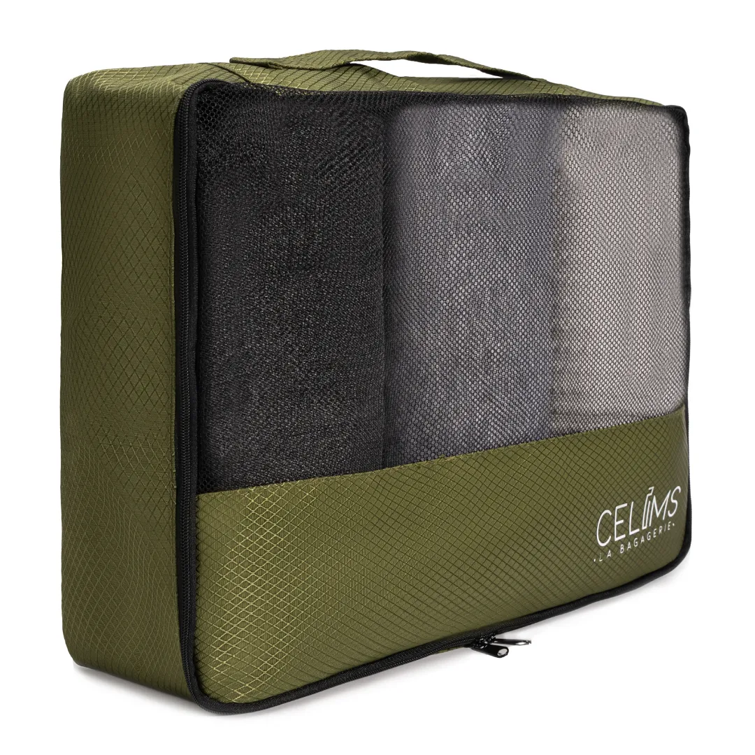 Celims Packing Cube organizer valigia verde 1 pezzo leggero