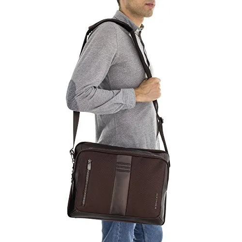 Roncato 15.6 borsa porta computer pelle nera