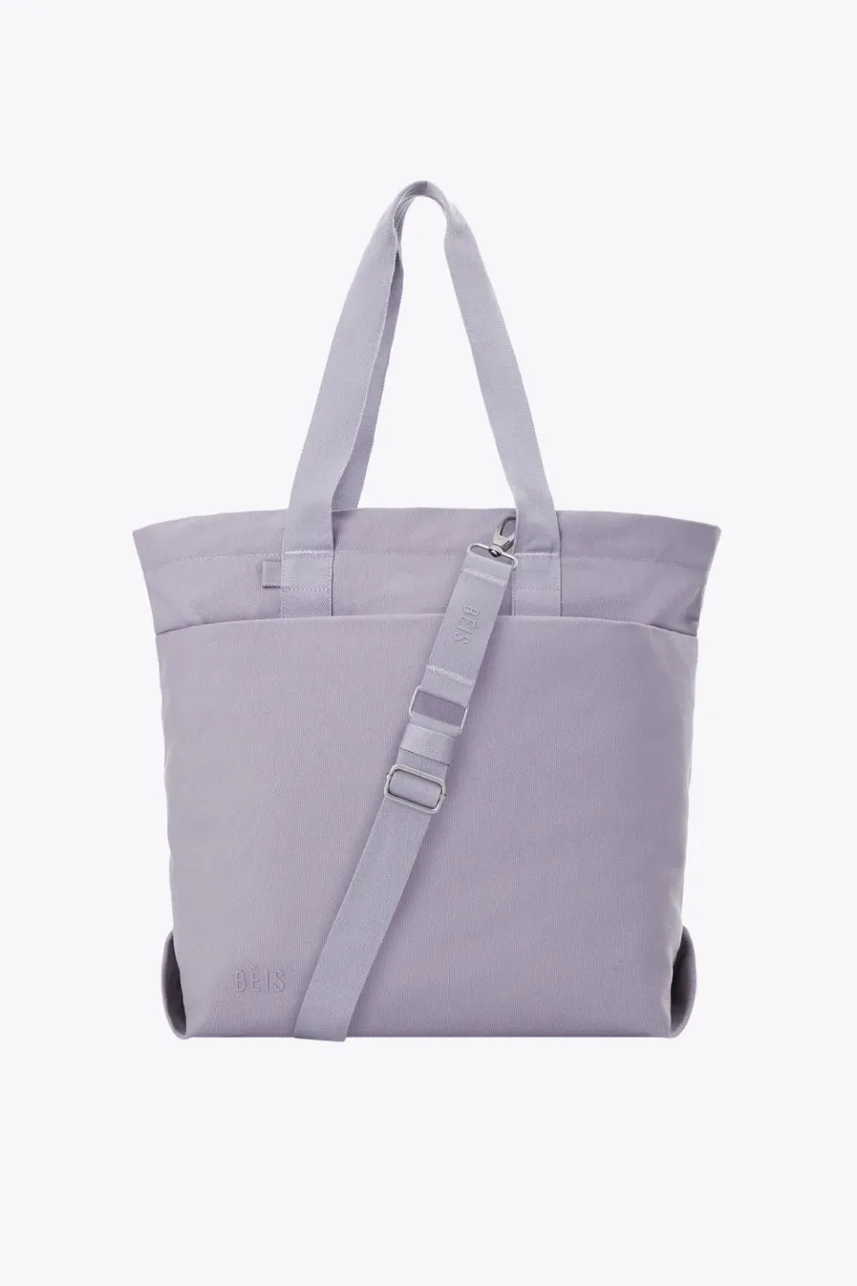 Beis Utility Tote Borsa Lavanda Cotone Laptop