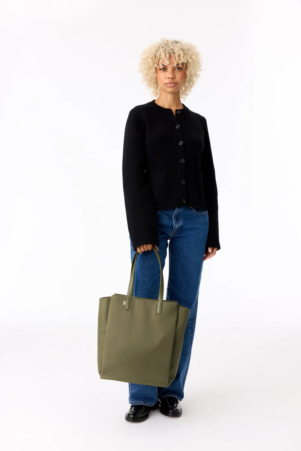 Beis Commuter Tote borsa verde oliva nylon