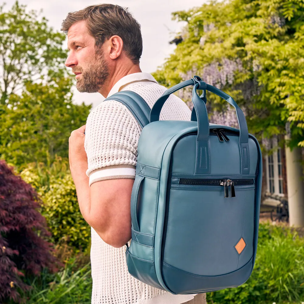Cabin Max Lyon Poros zaino 40x30x15 eco-pelle 13" nero