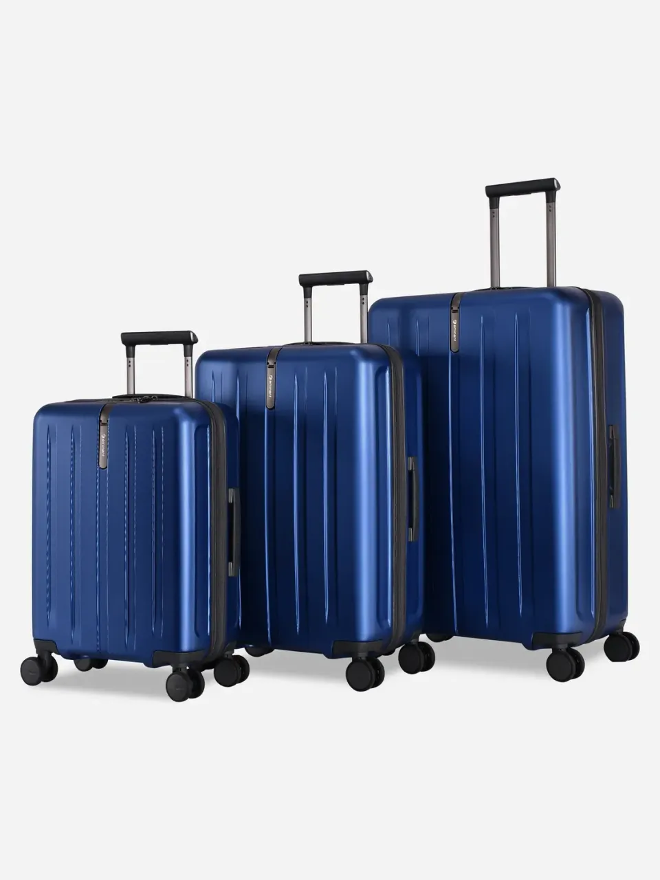 Eminent Kapstadt Set valigie espandibili blu TSA
