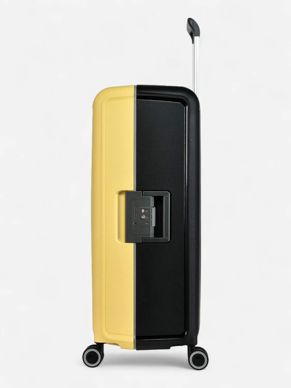 Eminent Vertica Set valigie nero giallo rigido