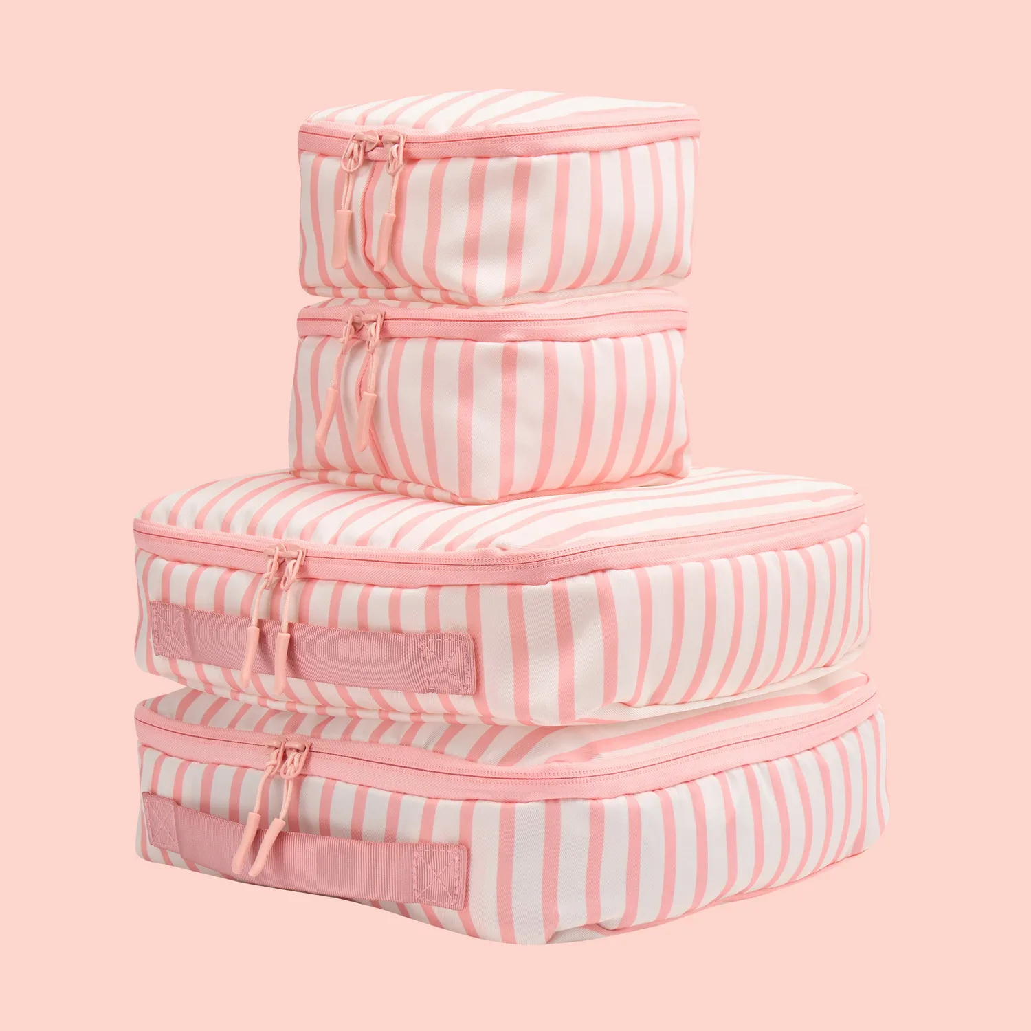 Cabin Max Classic Striped set 5 packing cubes rosa