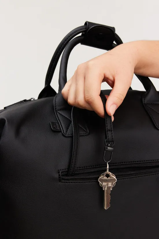 Beis Weekender Premium borsone pelle vegana nero