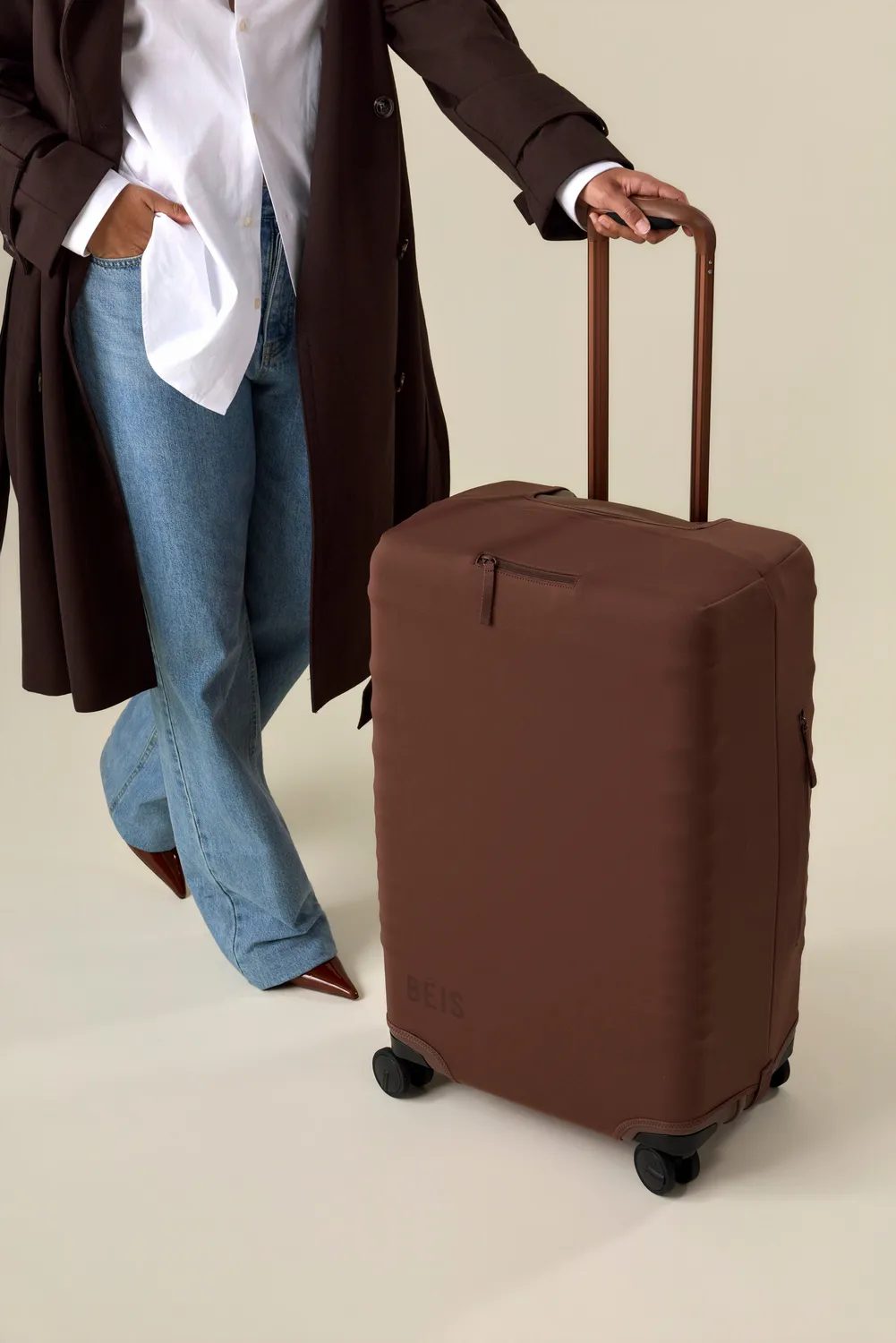 Beis Large Check-In copertura valigia maple anti-graffio