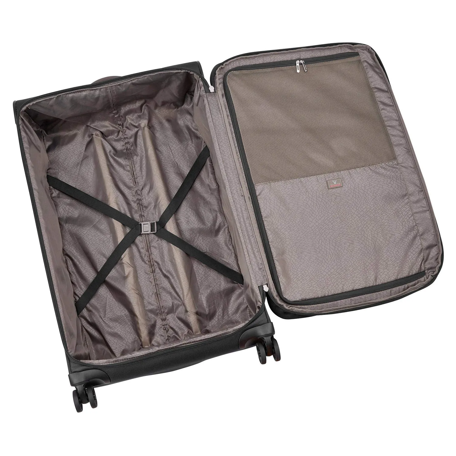 Roncato Sidetrack Trolley Grande 75 cm Valigia Nero Espandibile