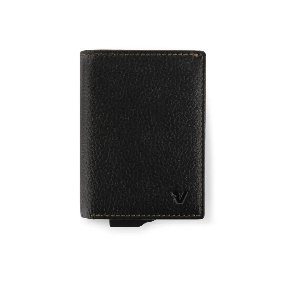 Roncato Iron 4.0 portacarte Nero pelle RFID 7x11 cm