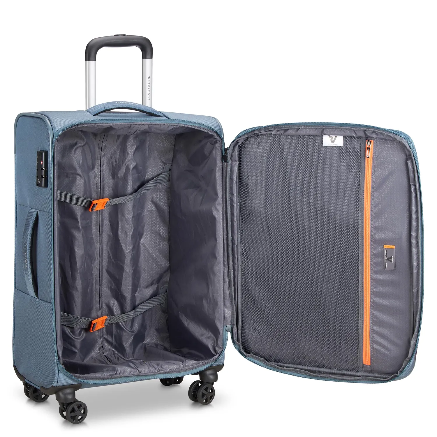 Roncato Twin Trolley Medio Morbido 4 Ruote TSA