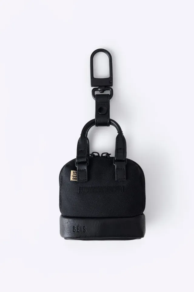Beis Micro Weekender Charm borsone nero