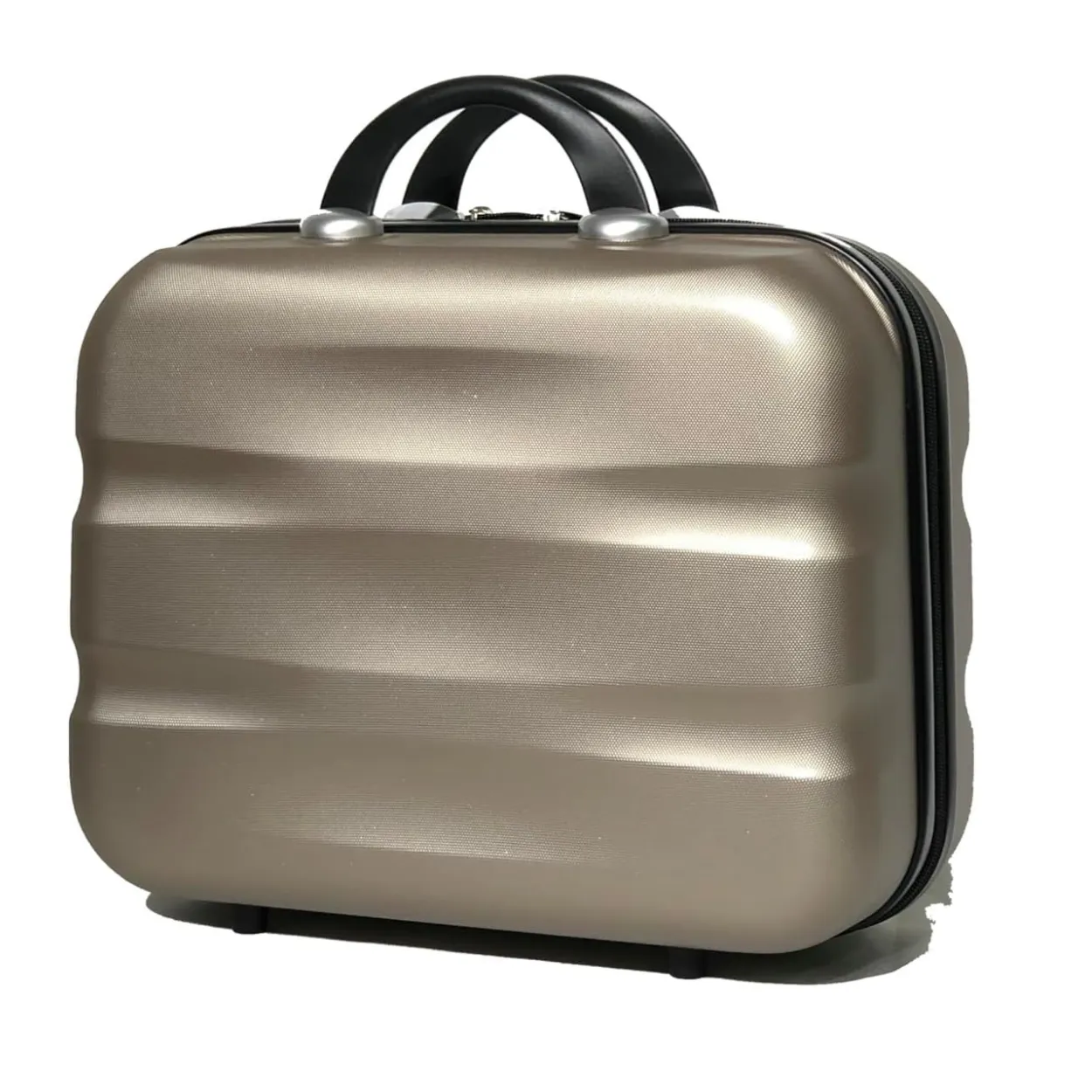 CELIMS AeroWave Valigia Cabina 55 cm Champagne con Beauty Case ABS