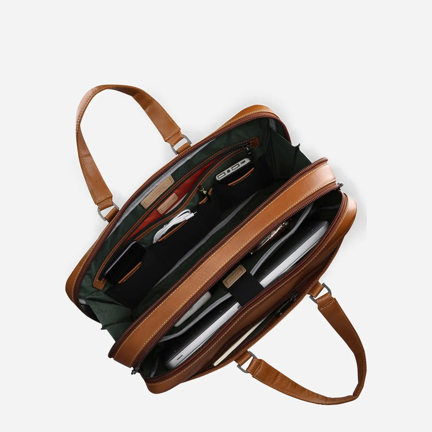 Jekyll & Hide Large Laptop Briefcase cartella 17" nera RFID