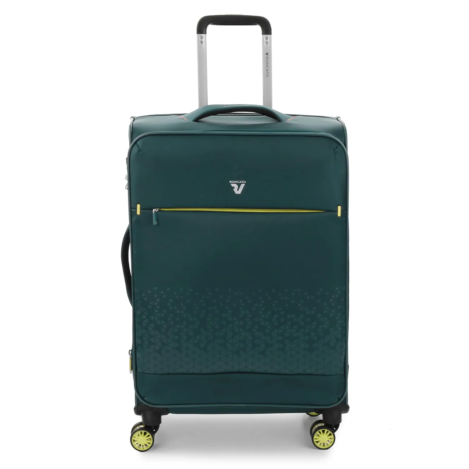 Roncato Crosslite trolley medio 65 cm verde bottiglia espandibile