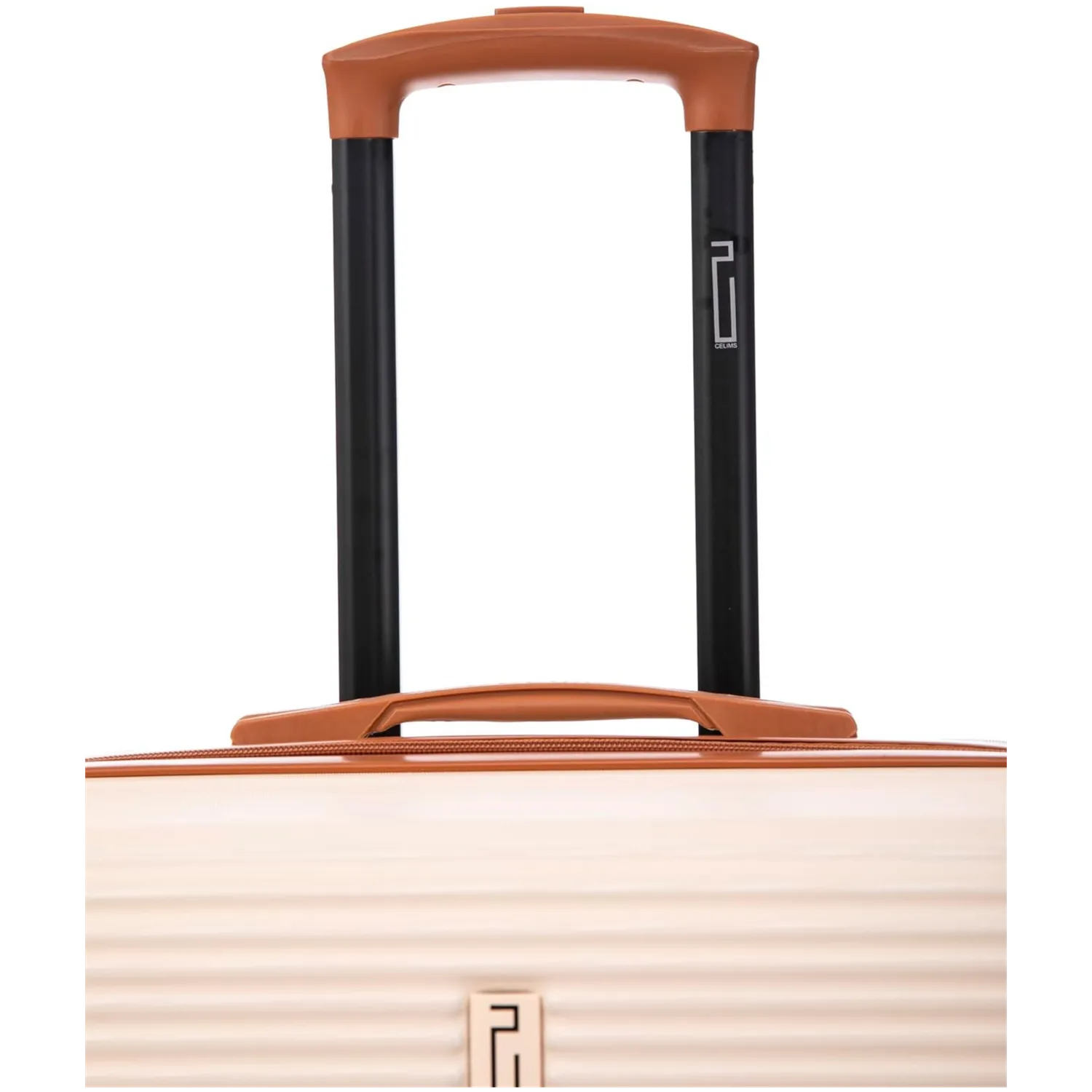 CELIMS Valigia Stiva L 65 cm ABS Rigida Crème 65x40x25