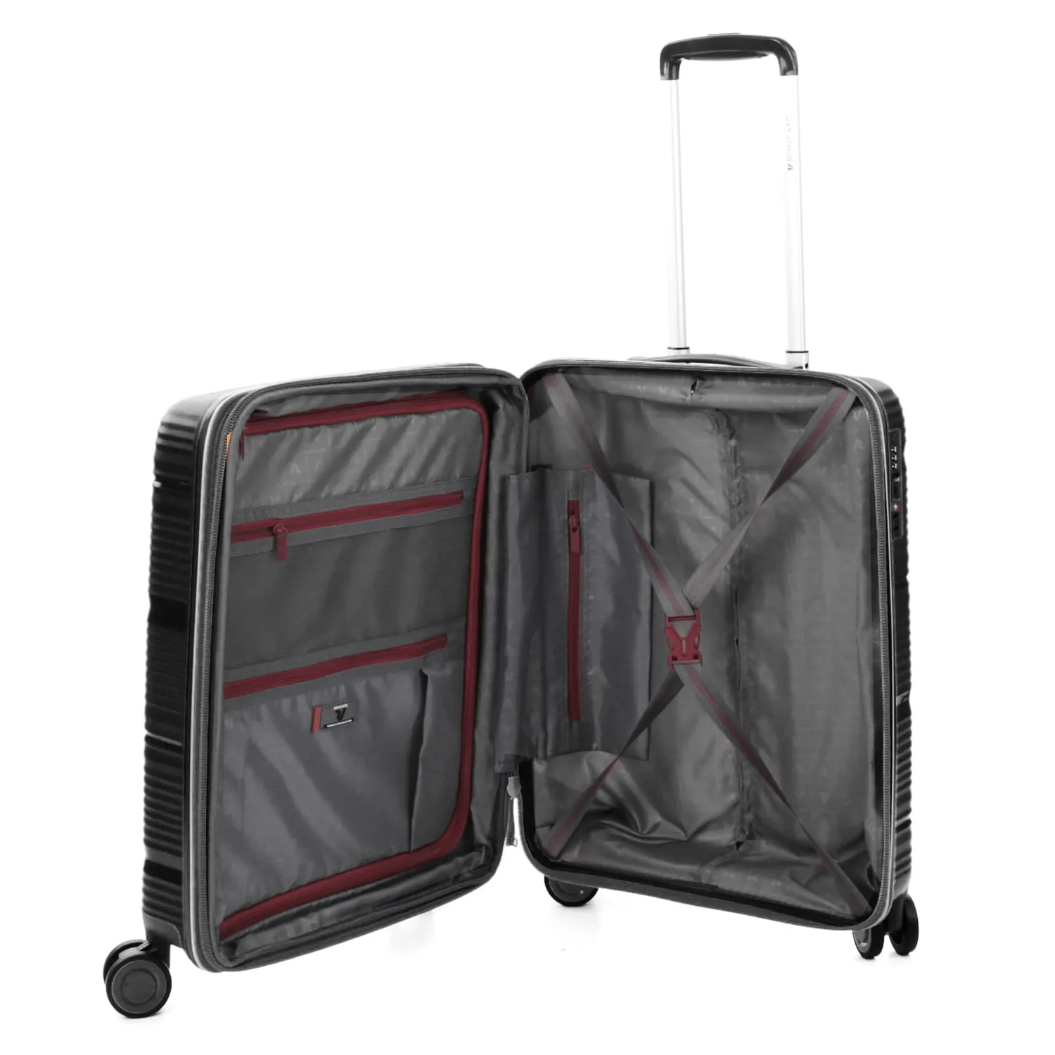 Roncato R-Lite trolley cabina espandibile nero 40L