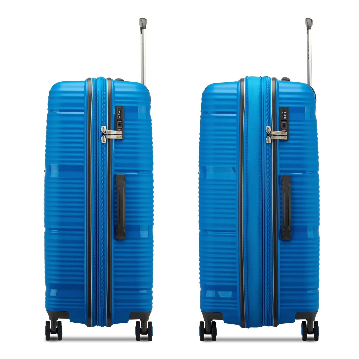 Roncato R-Lite Trolley Grande 75 cm Valigia Blu Cobalto Espandibile