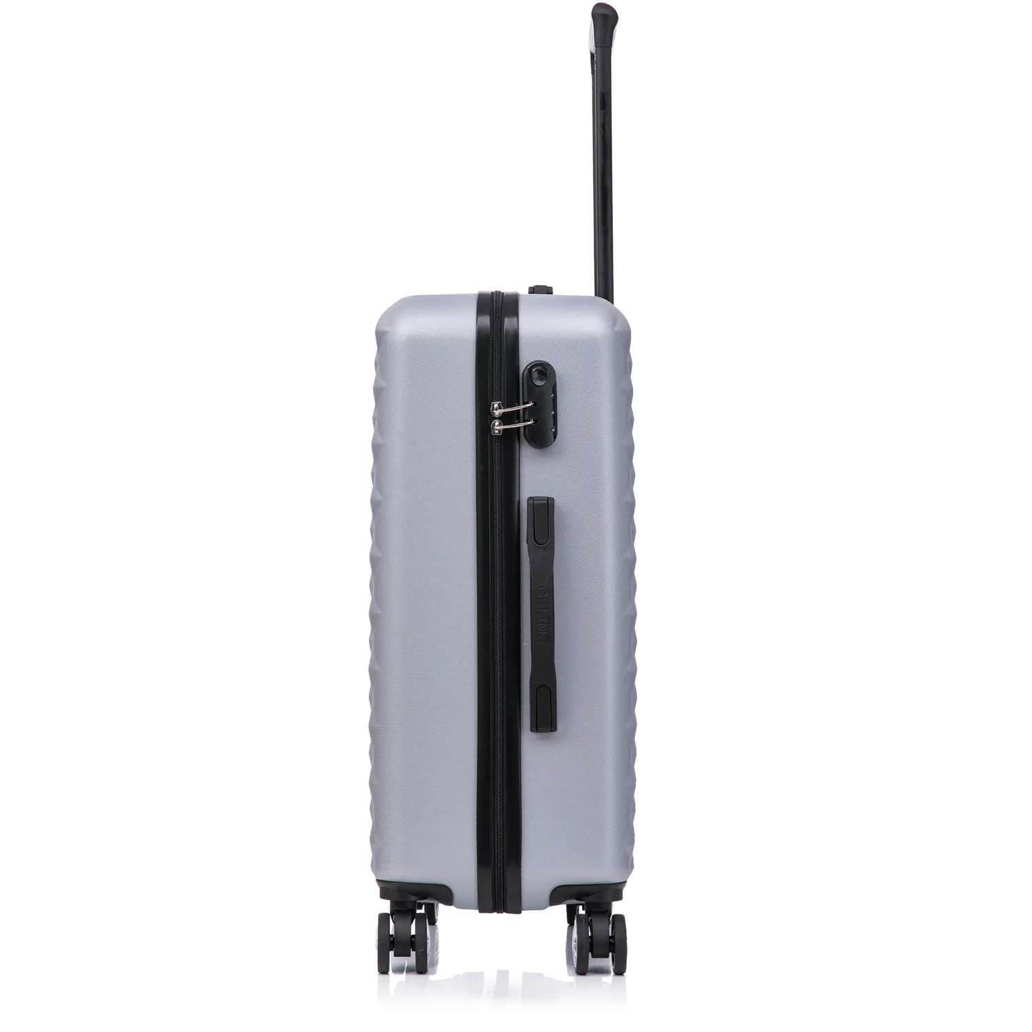 CELIMS Urban Valigia Stiva XL 75 cm ABS Argento con Beauty