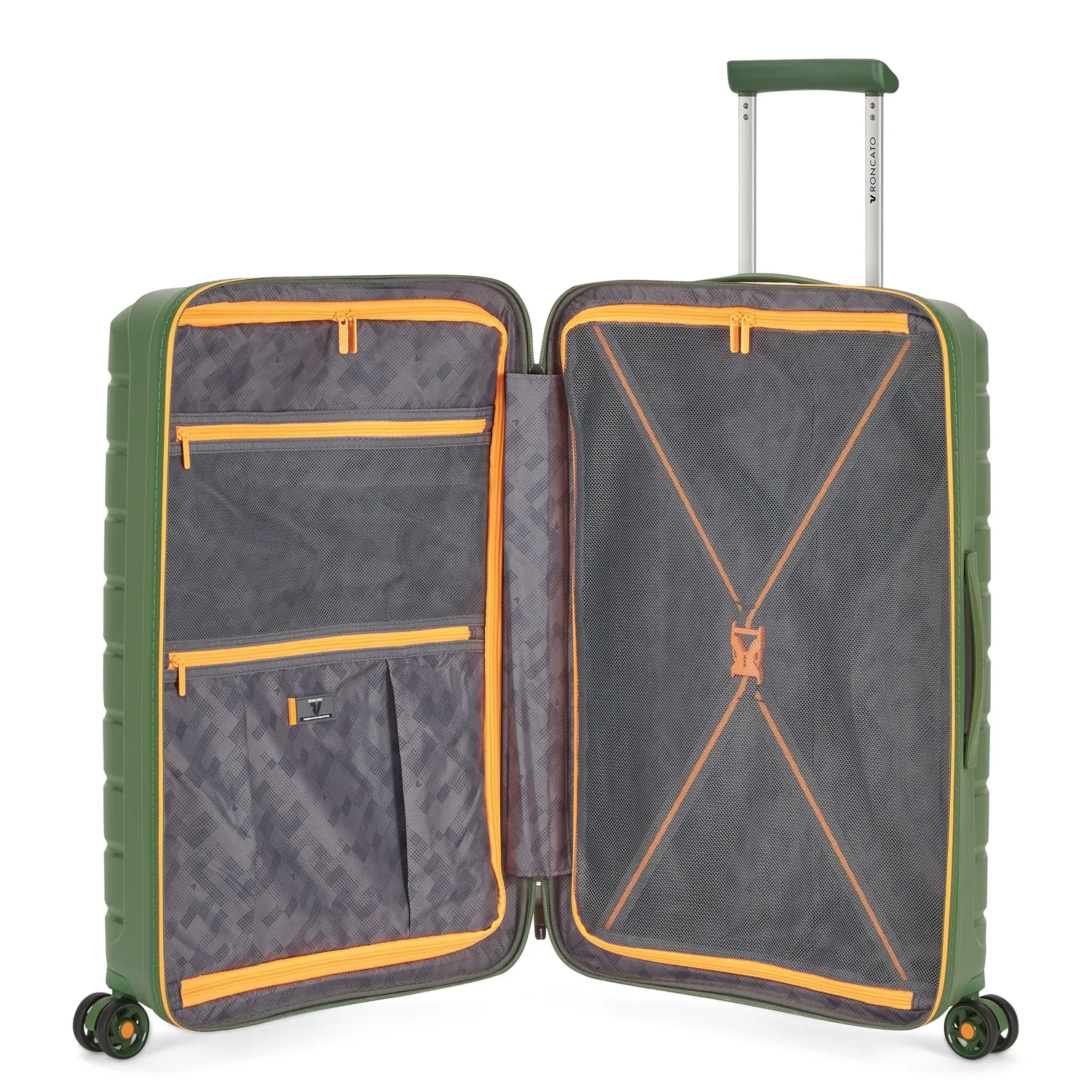 Roncato B-Flying Neon trolley medio 68cm verde militare